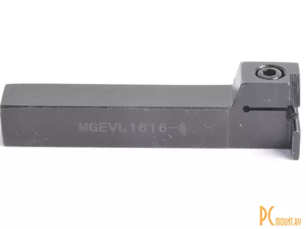 Резец токарный MGEVL1616-5 канавочный, левый, для наружного точения, 16x16мм, L100, для пластин MGMN500
