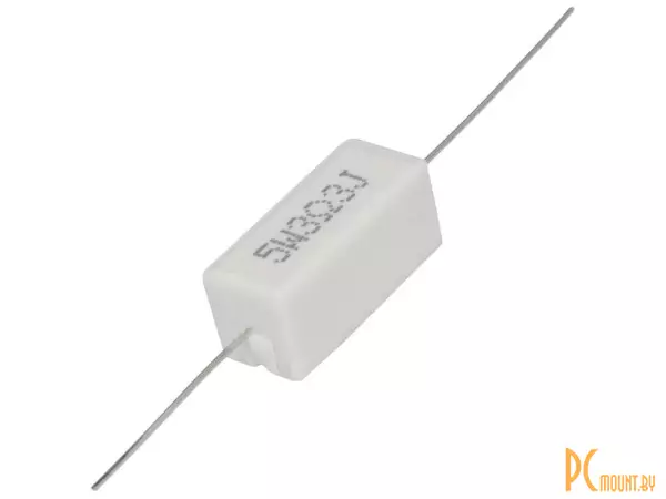 RX27-1 3.3 Ом 5W 5% / SQP5 Резистор постоянный проволочный в керамо-цементном корпусе