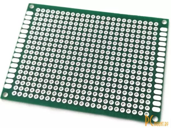 Печатная плата, PCB Board 4x6cm, шаг 2.54мм, Double-side