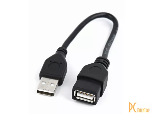 Кабель USB 2.0 AM-AF Gembird CCP-USB2-AMAF-0.15M