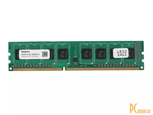 Память оперативная DDR3, 4GB, PC12800(1600MHz), Hynix Original, 1.5V