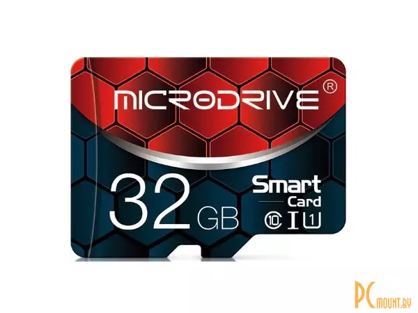 Карта памяти MicroSDHC, 32GB, class 10, UHS-I, Microdrive