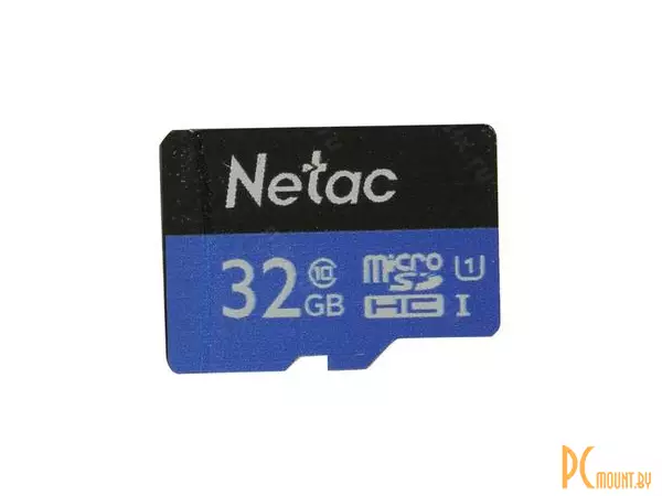 Карта памяти MicroSDHC, 32GB, class 10, UHS-I, U1, Netac NT02P500STN-032G-R
