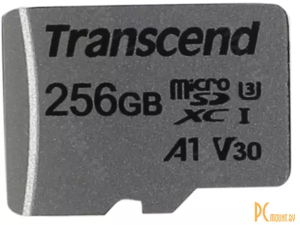 Карта памяти MicroSDXC, 256GB, Сlass 10, UHS-I, U3, Transcend TS256GUSD300S-A