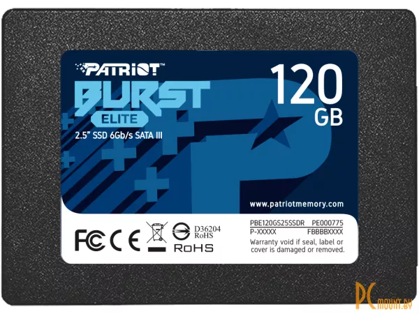 SSD 120GB Patriot PBE120GS25SSDR 25" SATA-III