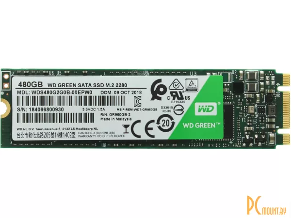 SSD 480GB WD WDS480G2G0B M.2 2280