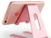 Подставка алюминиевая для смартфона / планшета до 8 дюймов, цвет: золотисто-розовый